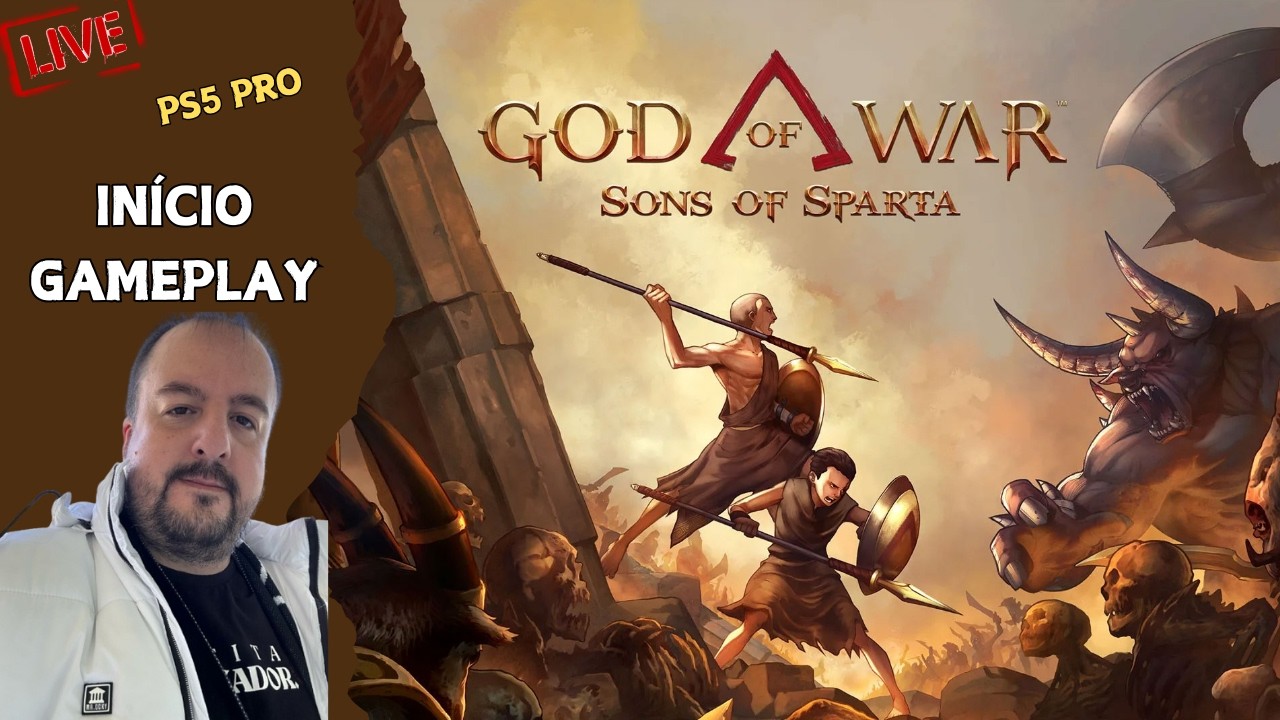God of War Sons of Sparta no PS5 Pro - Iniciando a Platina #platina #dia1