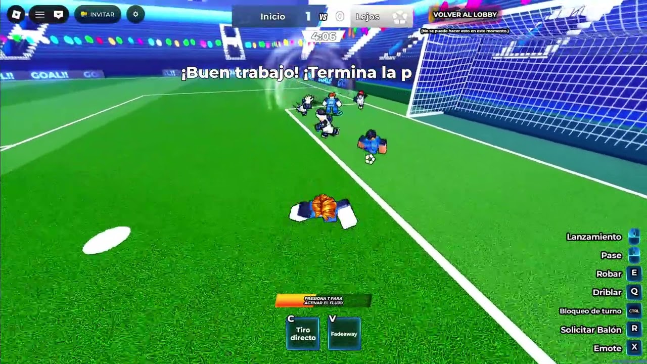 Jugando Bluelock Rivals.