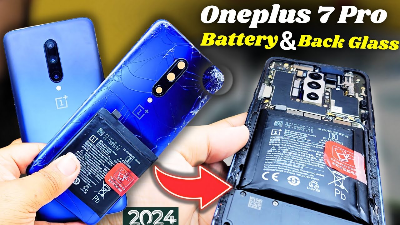 Oneplus 7 Pro Battery & Back Glass Relacement How to Oneplus 7 Pro Back Panel Replace Battery Change