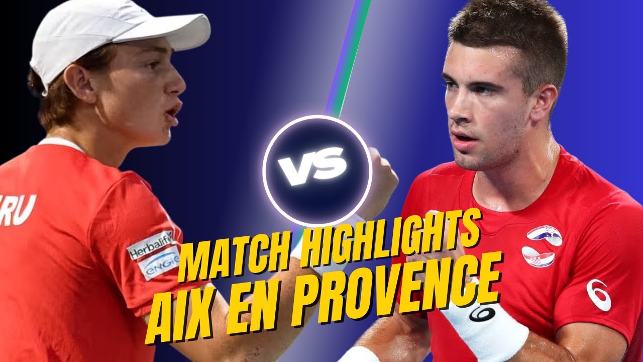 Match Highlights: Borna Coric vs Ignacio Buse | Semifinal | Aix en Provence - France