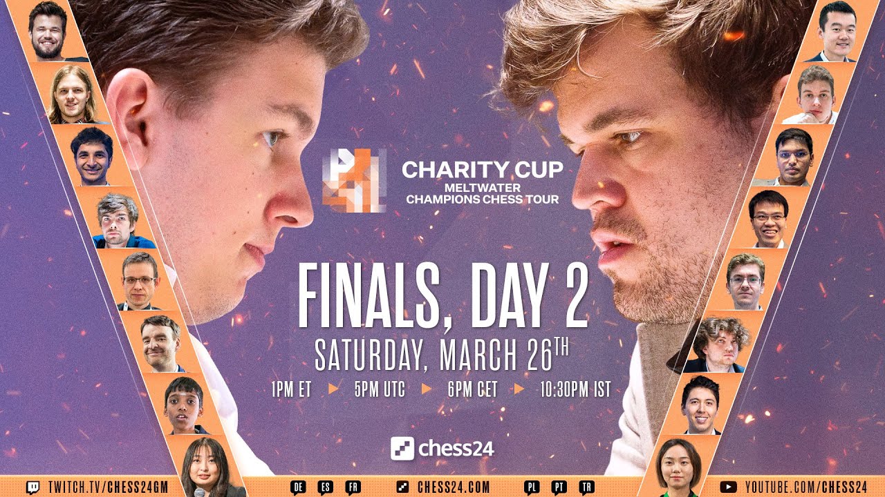 Champions Chess Tour: Charity Cup | Finals Day 2 | Commentary by Peter Leko & Daniel King