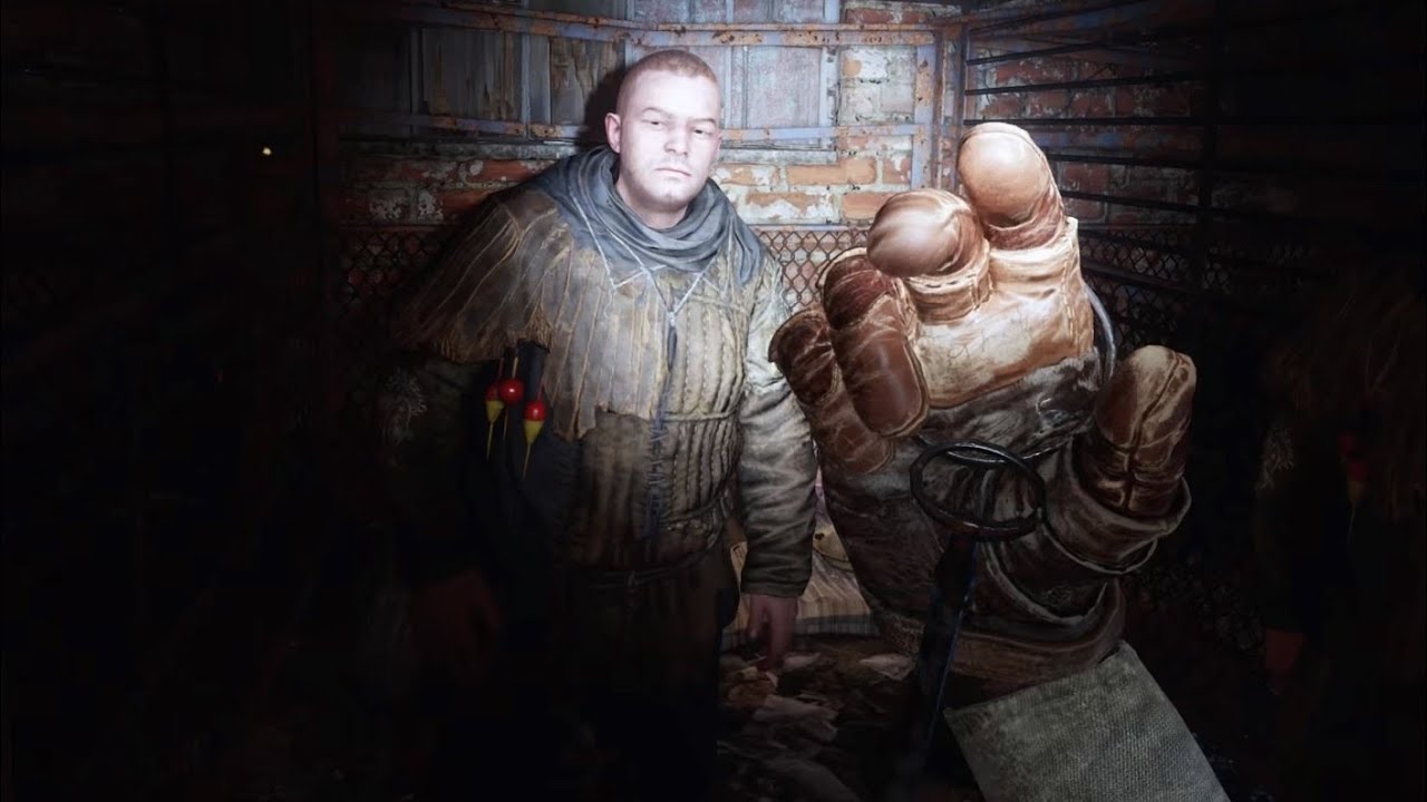 Metro Exodus _ Save Villagers From Bandits And Get A Key For Terminal (NIGHT GAMEPLAY)