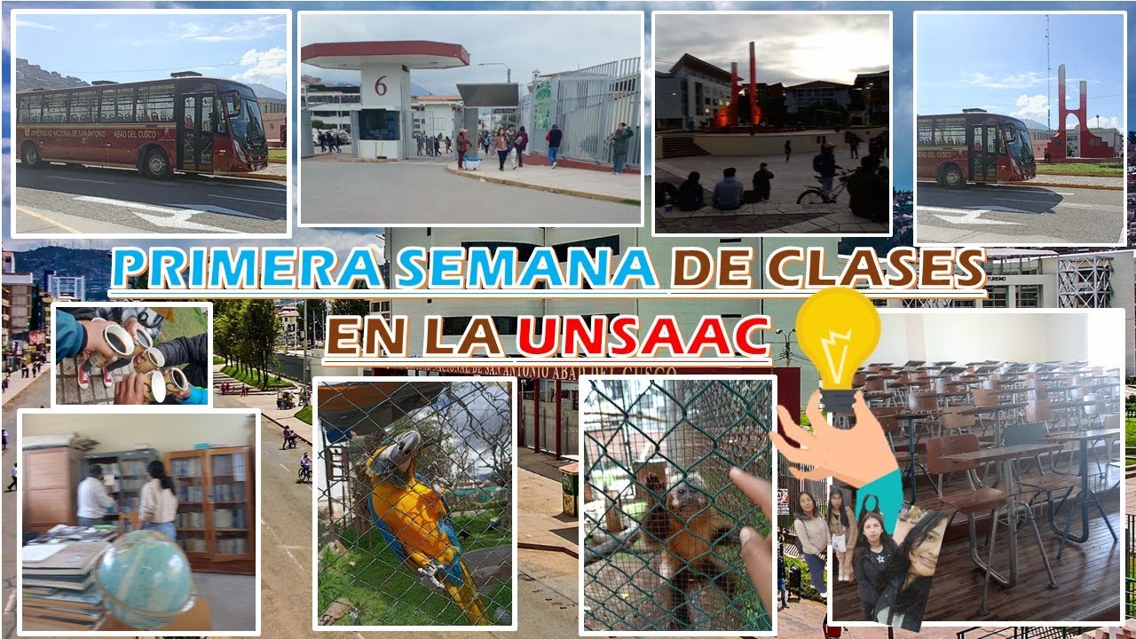 Primera semana de clases en la UNSAAC semestre 2023-I