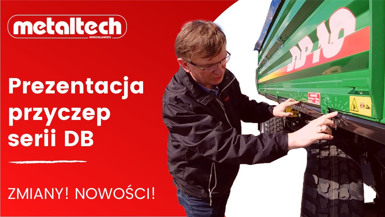 METALTECH Przyczepa rolnicza DB już w nowych kolorach! ⚫🟢