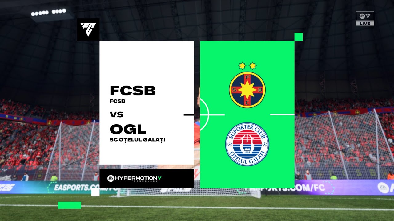 ЕА ФК 26 | FCSB vs Оцелул Галац | 21 тур | 2025–26 Суперлига с ФКСБ