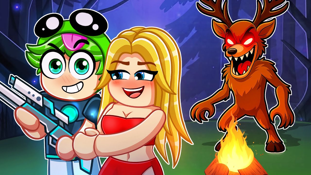 RIZZING Моя любовь с классом CYBORG в 99 Nights in The Forest! (roblox)