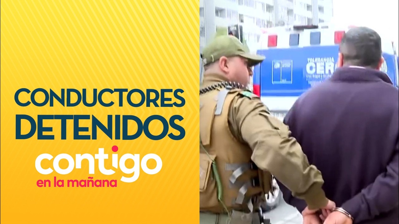 DETENIDOS POR COCA&Iacute;NA: Conductores de buses dieron positivo a test de drogas - Contigo en la Ma&ntilde;ana