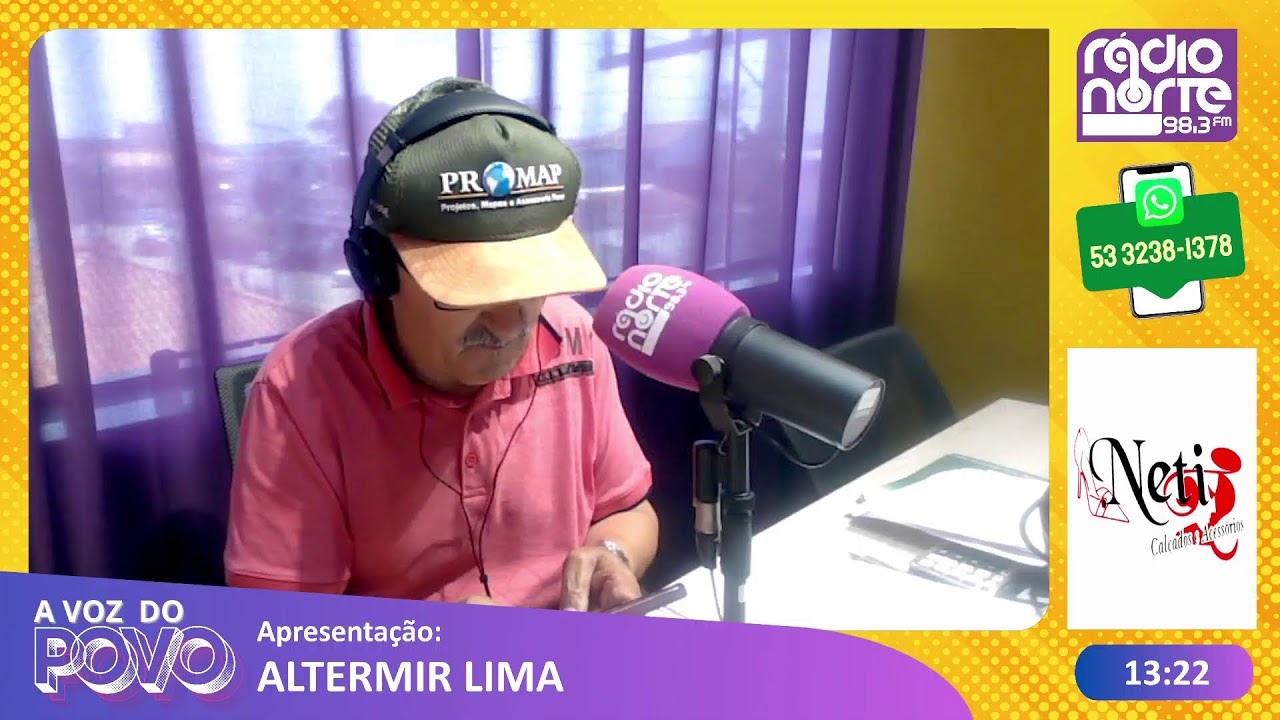 A Voz do Povo 16/03/2026 com Altemir Lima na Rádio Norte FM