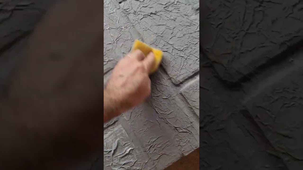 como fazer Pintura efeito pedra. #diy