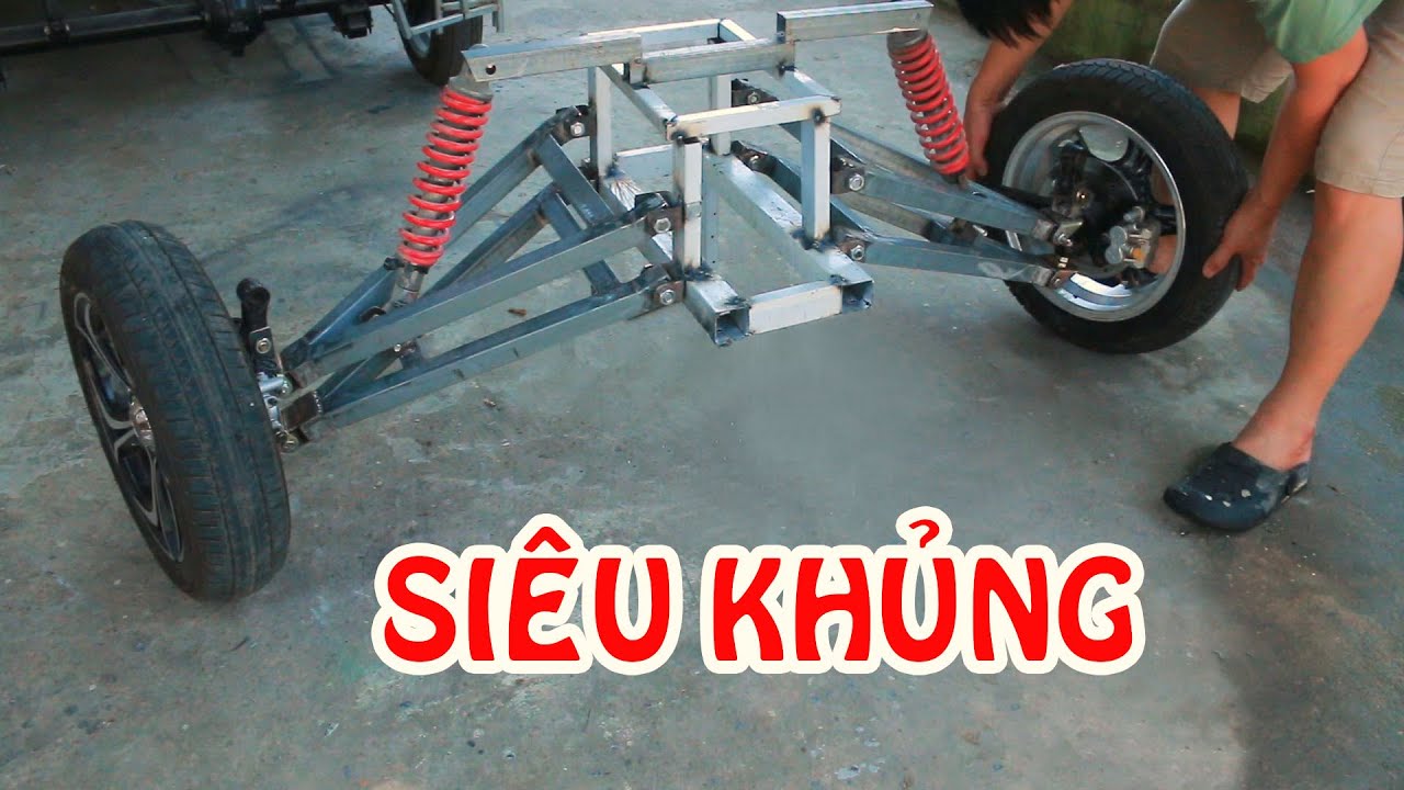 Hướng dẫn tự chế càng chữ A cho xe địa hình siêu khủng F2