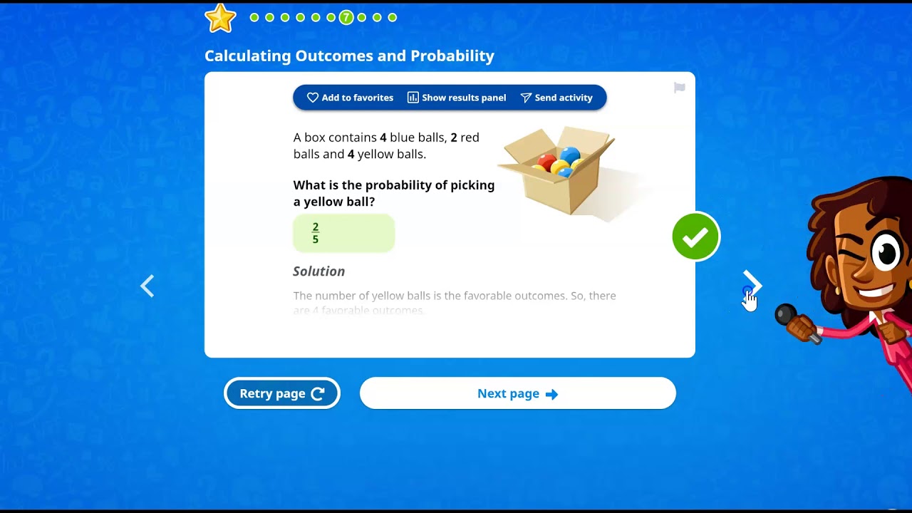 HW #122 Buzzmath calculating outcomes & probability