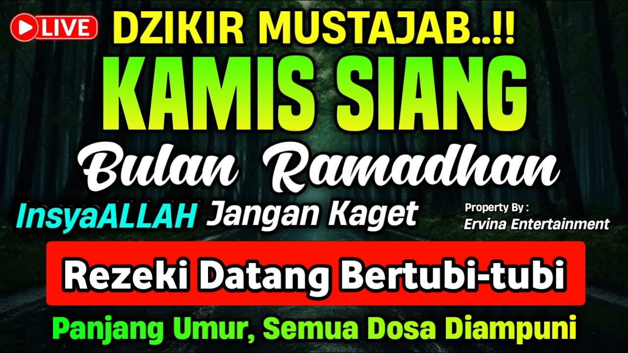 DZIKIR PAGI HARI KAMIS PEMBUKA PINTU REZEKI, ZIKIR PEMBUKA PINTU REZEKI | DZIKIR PAGI