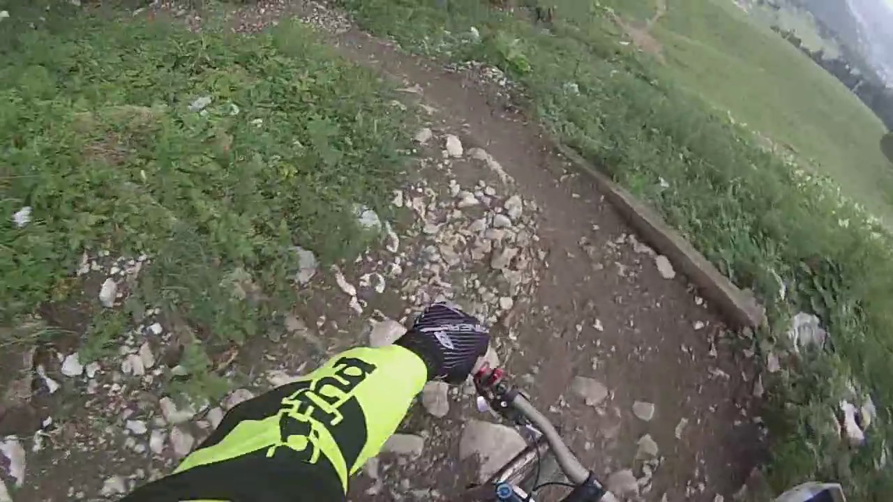 La Rocheuse - piste noire VTT DH - Metabief [decouverte 2017]