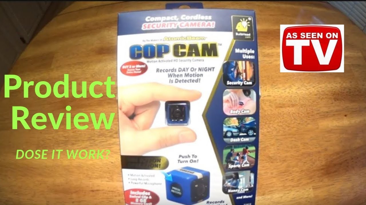 Cop Cam / Dash Cam  By Atomic Beam camera review