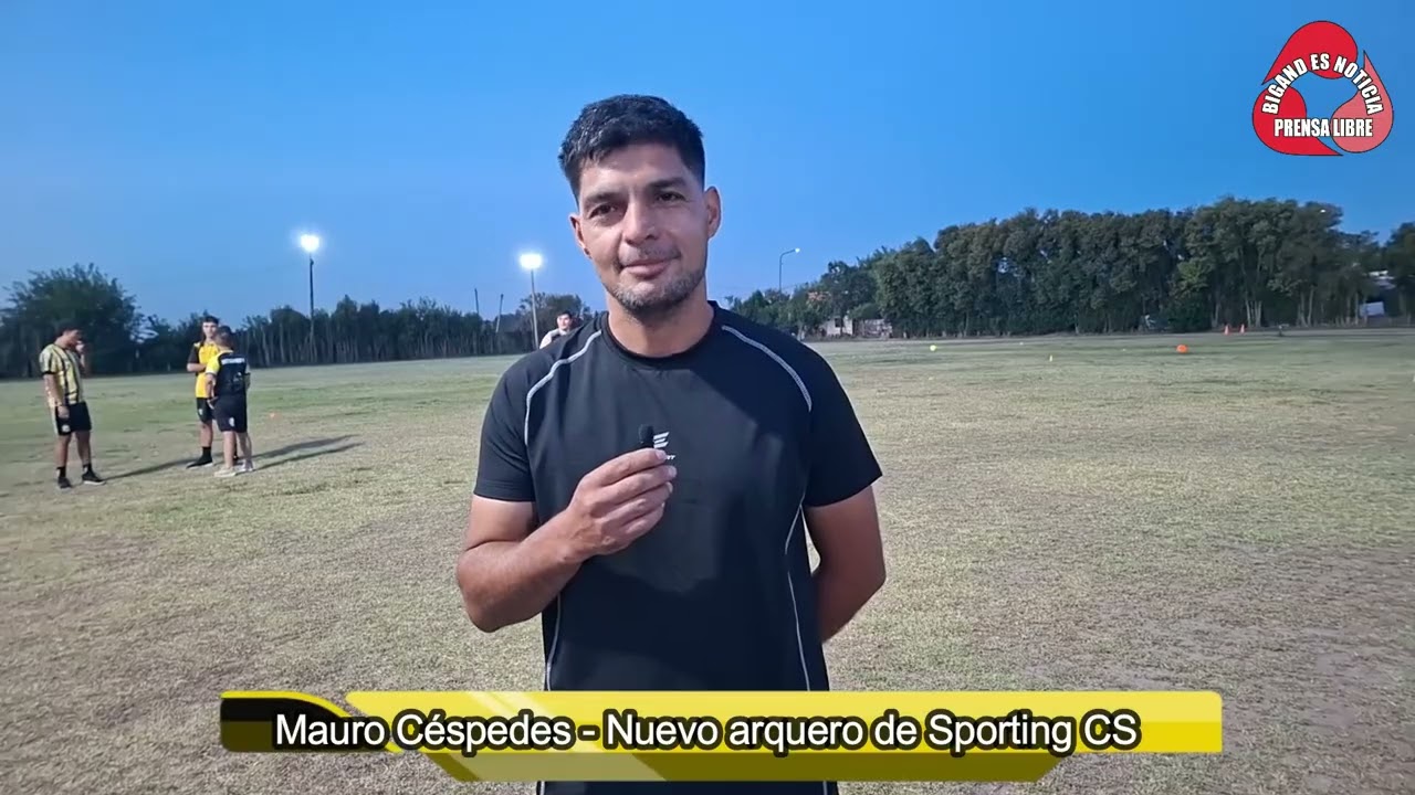 MAURO CESPEDES JOAQUIN CABRAL EN SPORTING DE BIGAND
