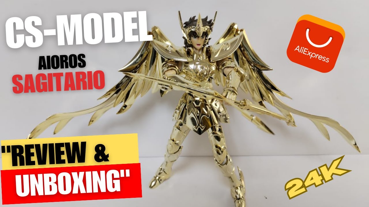 Myth Cloth Ex Aioros de Sagitario CS MODEL Versión 24K [Review & Unboxing] ¿VALE LA PENA? 🤔