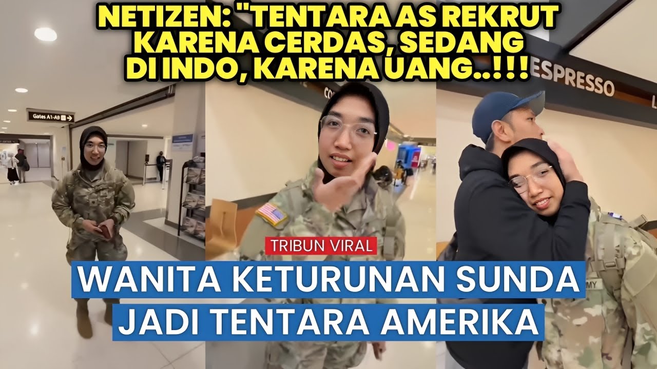 Viral! Perempuan Berjilbab Keturunan Sunda Jadi Tentara Amerika Serikat