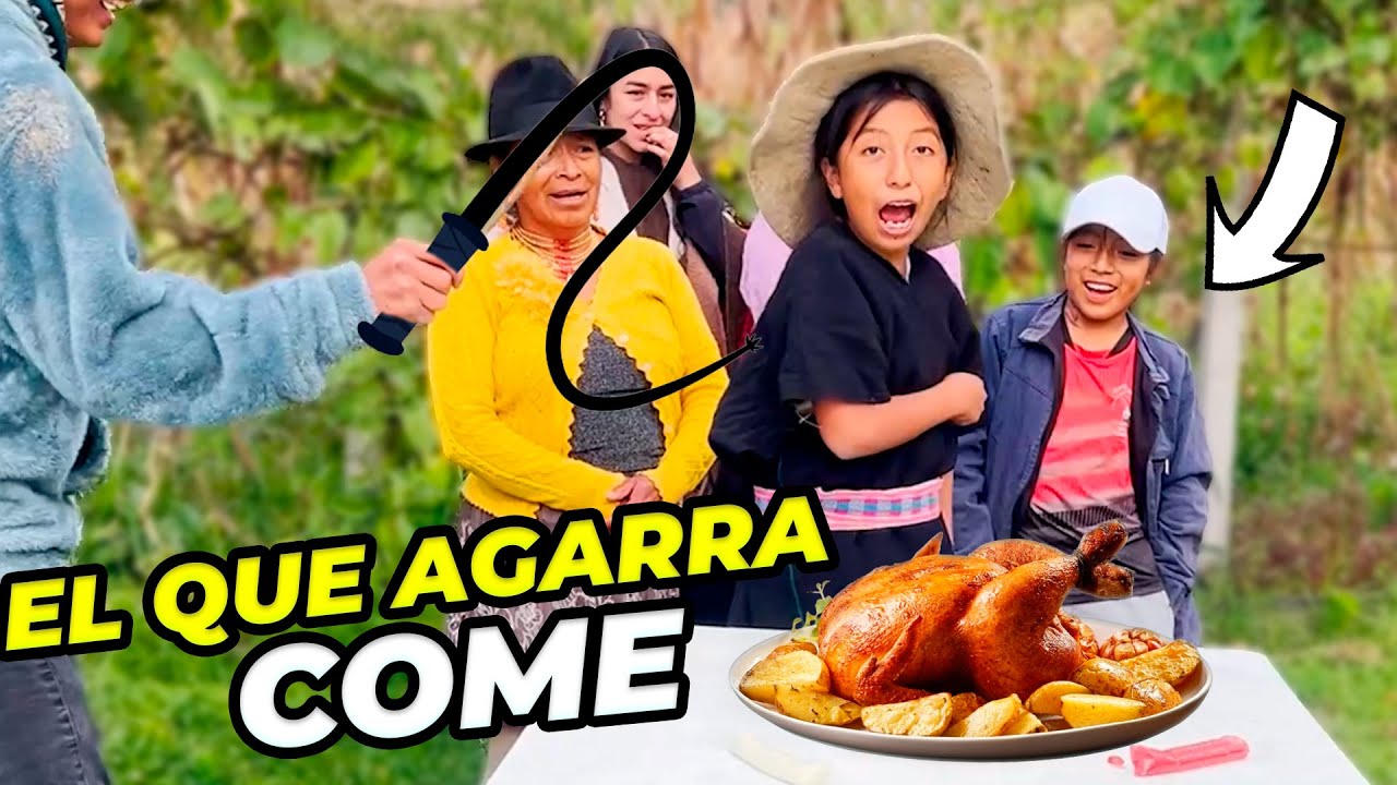 El que quiere comer que agarre el pollo