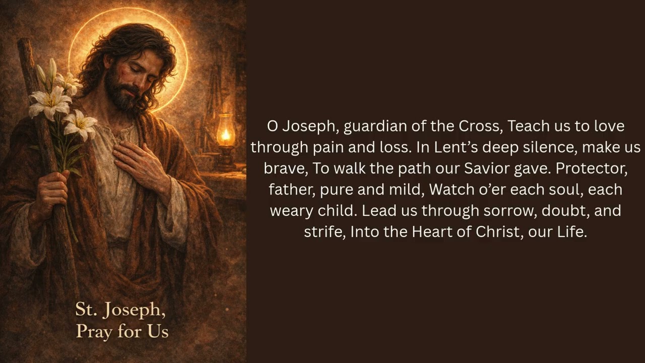 🎶 Guardian of the Silent Cross #stjoseph #lentenseason #saintjoseph #guardianofholyfamily #lent2026