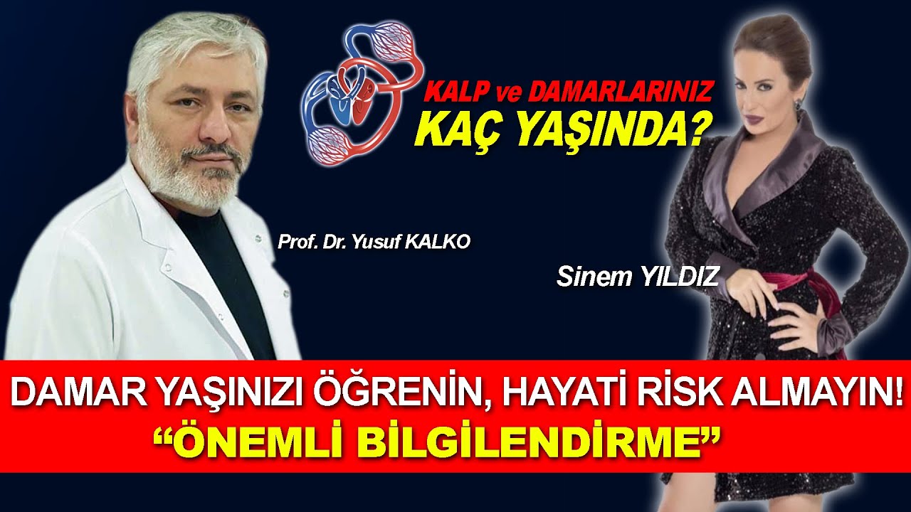 Sadece 30 Dakikada Damar Yaşınızı Öğrenin, Kalp Krizi Riskinden Kurtulun | Prof. Dr. Yusuf KALKO