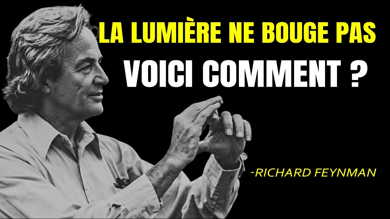Feynman explique pourquoi la lumière ne se déplace pas.