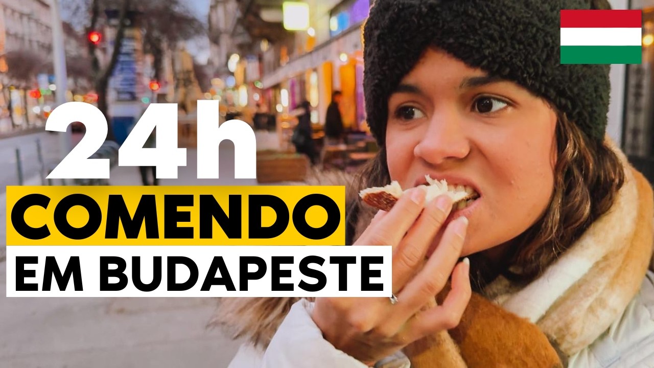Um dia INTEIRO provando COMIDAS TÍPICAS em BUDAPESTE