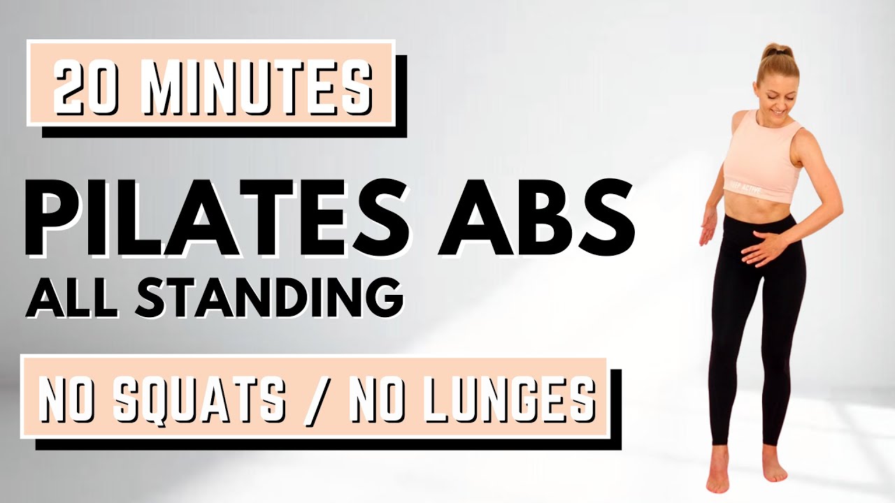 🔥20 Min PILATES ABS🔥SLIM WAIST WORKOUT🔥Low Impact Toning🔥ALL STANDING🔥KNEE FRIENDLY🔥NO REPEAT🔥