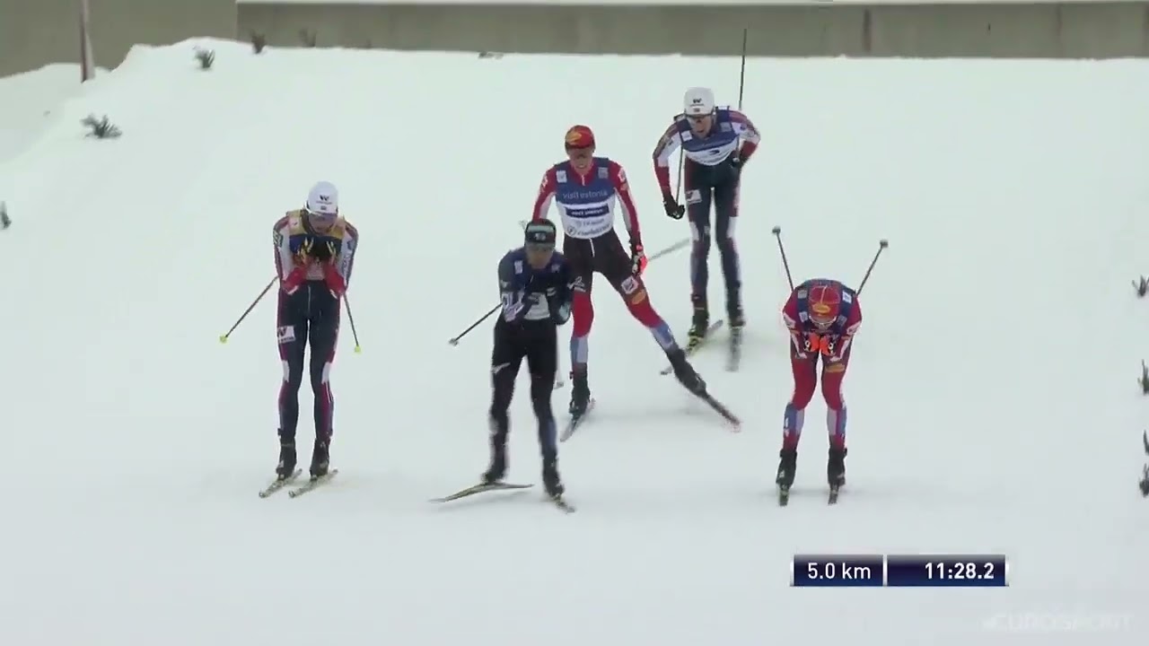 2018/19 combinata 10 km Otepaa/1 - Jarl Magnus Riiber, Akito Watabe, Fritz