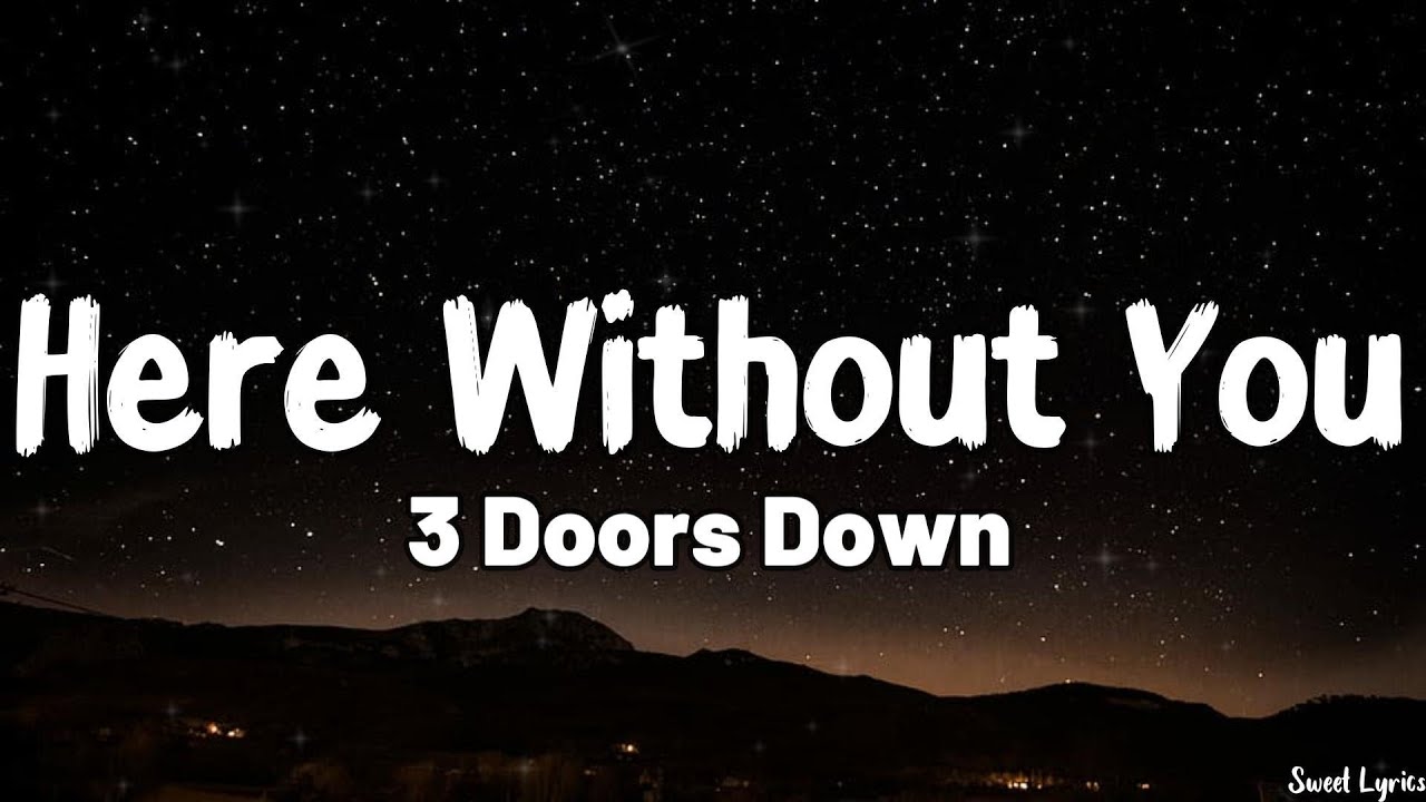 Here Without You (Lyrics) - 3 Doors Down