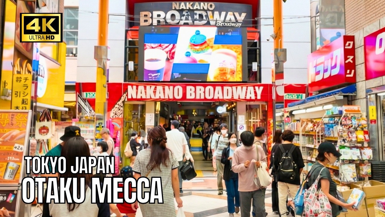 TOKYO JAPAN 4K ASMR Walking Tour - The Contrast of Nakano: Subculture & Hidden Alleys【4K HDR】