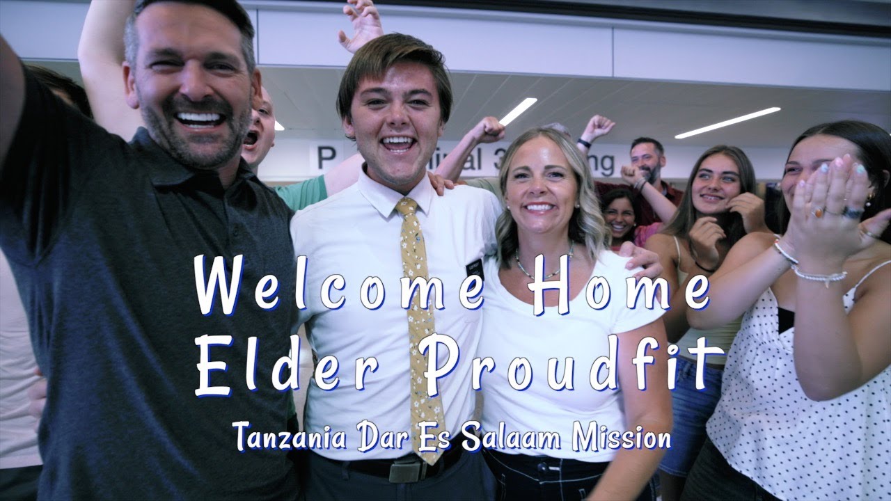 Missionary Homecoming | Elder Proudfit Returns from Tanzania Dar Es Salaam Mission