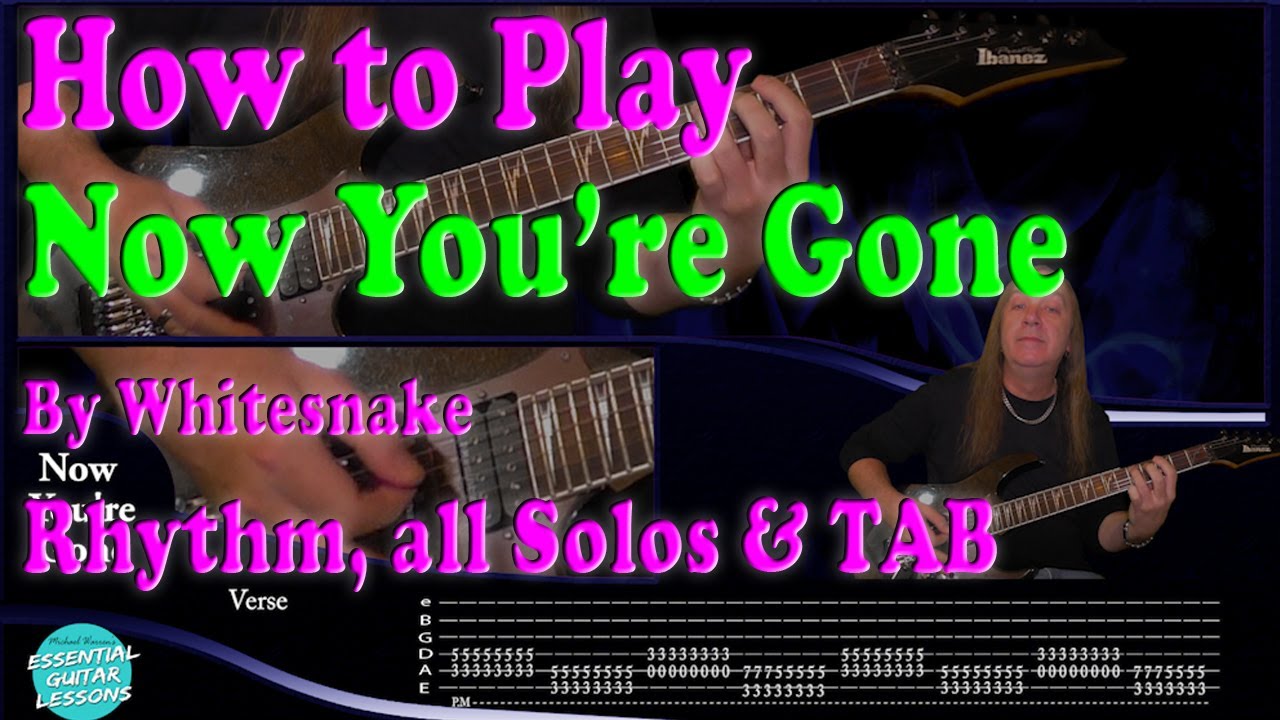 How To Play Now You're Gone On Guitar