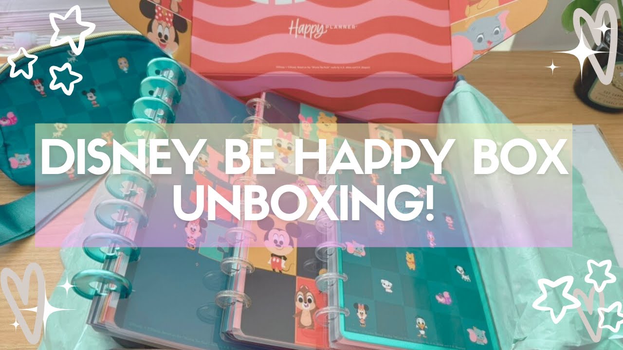 Unboxing the DISNEY Be Happy Box from Happy Planner! 🌟