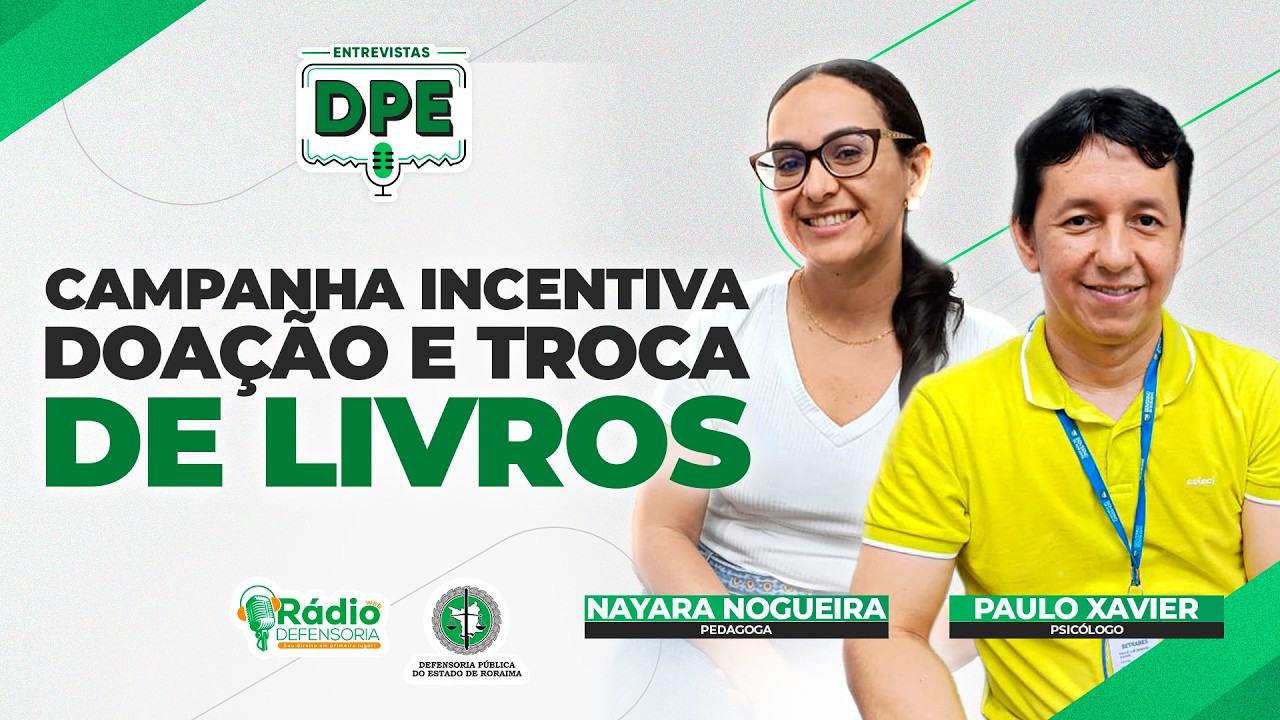 Campanha “Árvore do Saber” arrecada livros infantis para Centro Social  - Entrevistas DPE