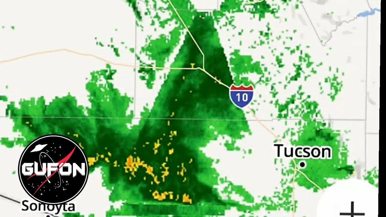 HUGE Triangle UFO Captured on Radar Over Arizona! -  Plus UFOS in Clouds?