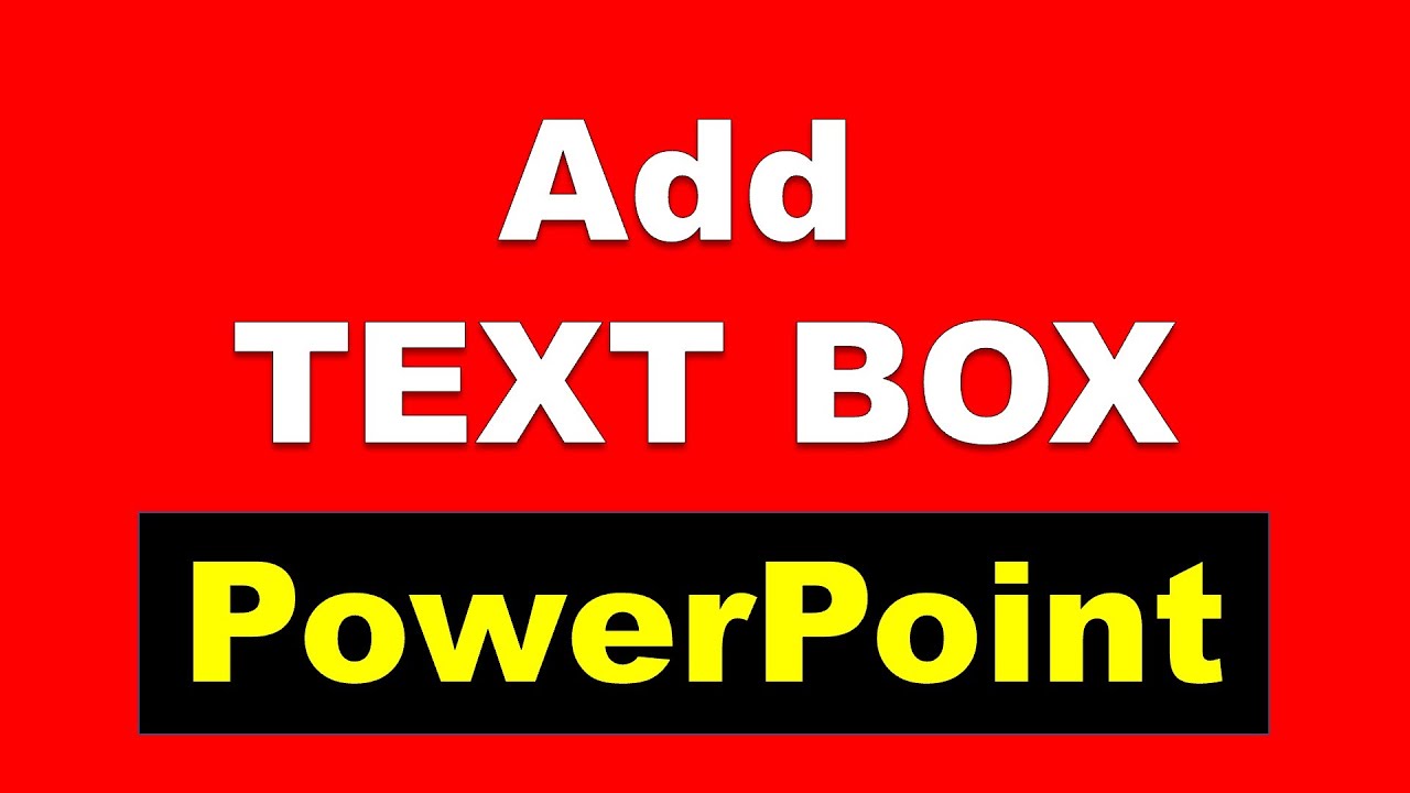 Как добавить текстовое поле в PowerPoint (PPT)