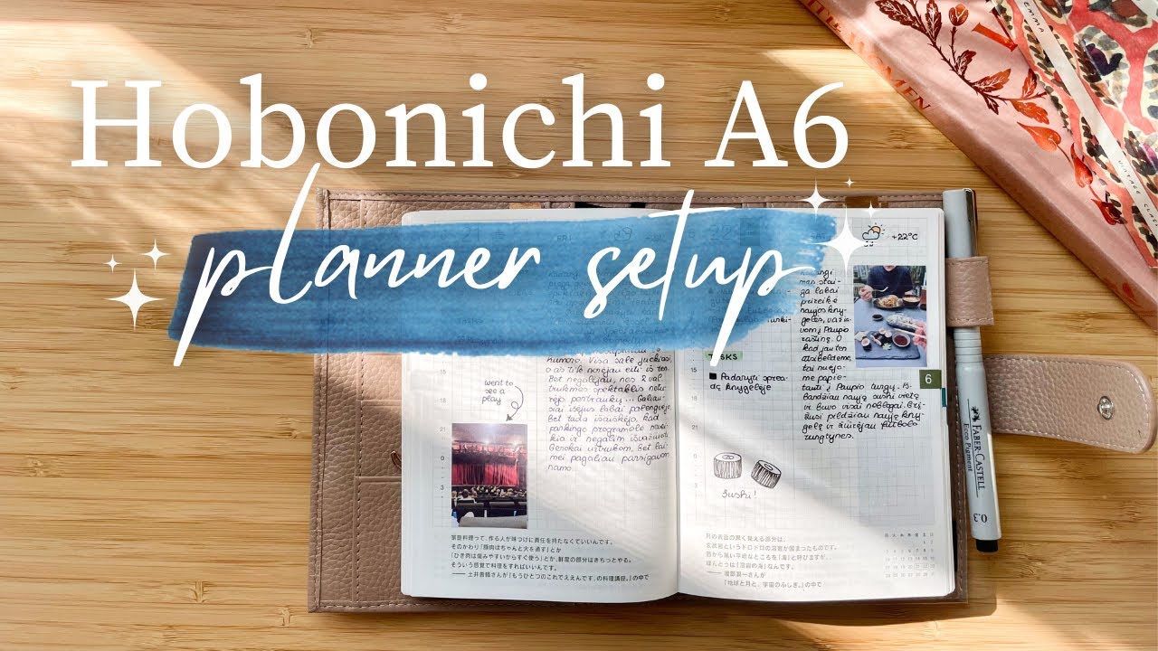 My Hobonichi Techo A6 Setup