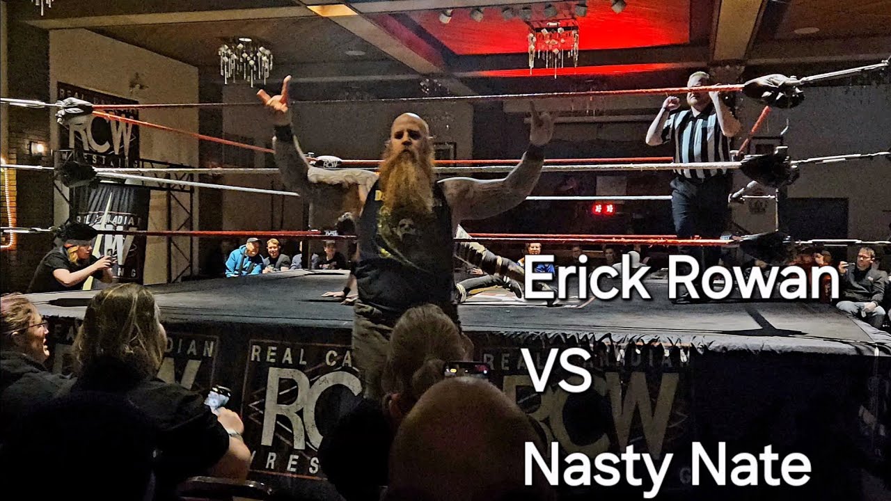 Former WWE Superstar Erick Rowan vs Nasty Nate At RCW'S Follow The Screams- Edmonton, Alberta 2024