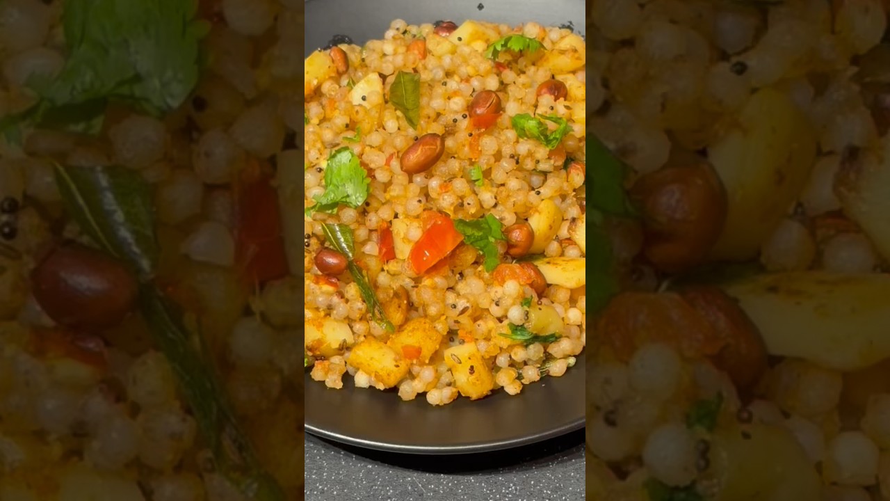 #shorts | ஜவ்வரிசி கிச்சடி | Non Sticky Sabudana Khichdi | Breakfast Recipes | Sago Khichhadi