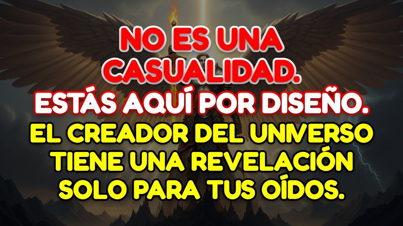 🛐 La señal divina que habías estado esperando acaba de llegar para transformar toda tu vida
