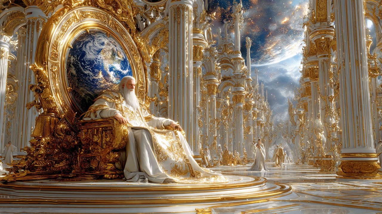 Encounter in the Heavens | Witness the Unfolding Glory and Sacred Light of the Celestial Realm