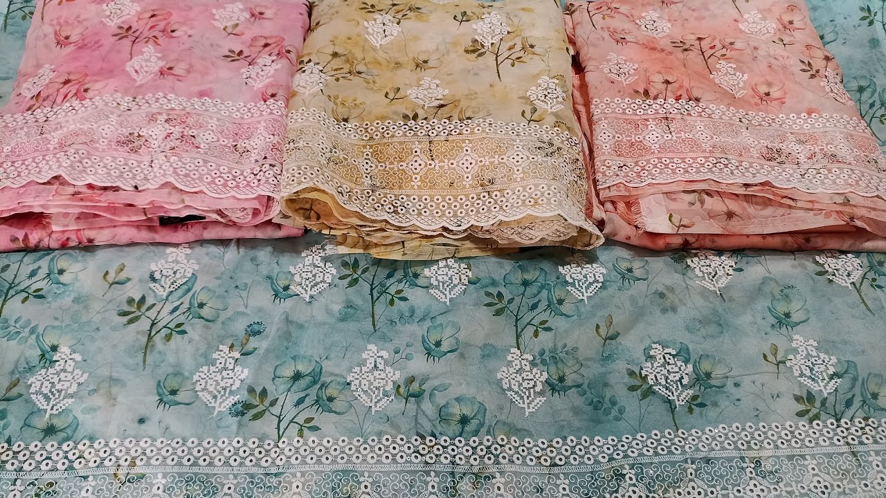 ओर्गेन्जा। नये डिजाइनर सूट🌹Innaya  Brand by Liza