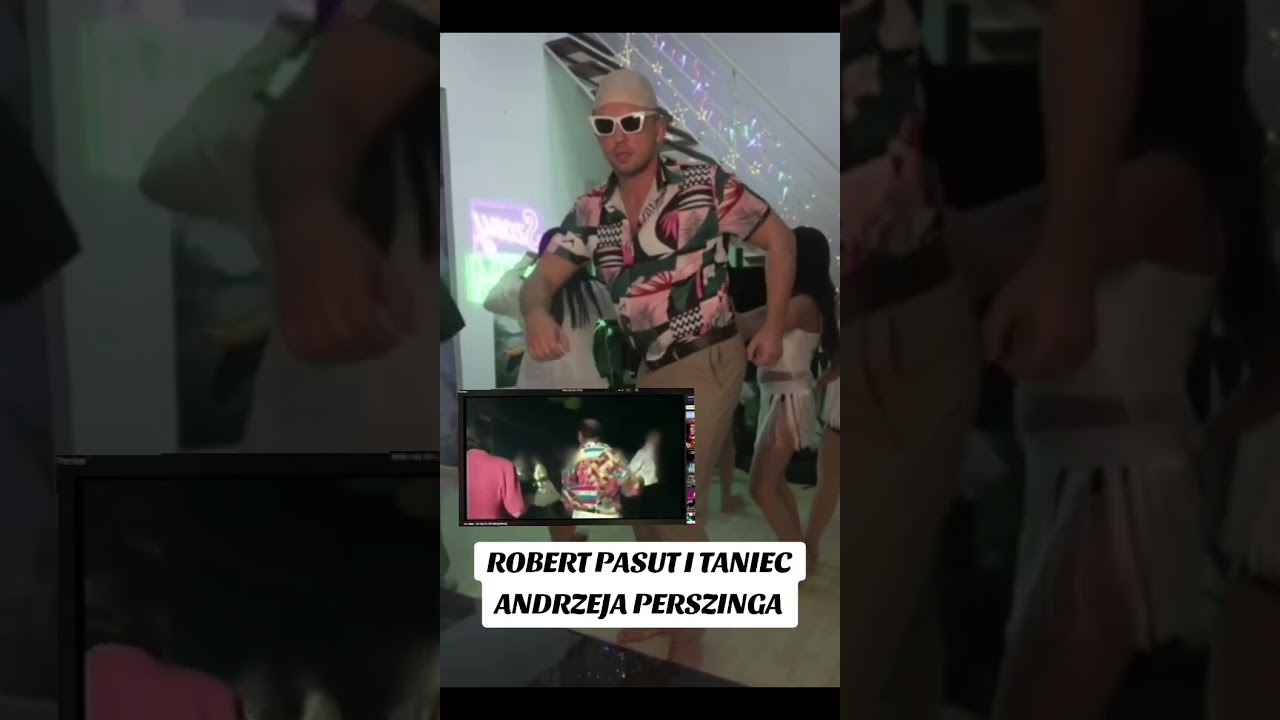 Robert Pasut i taniec Andrzeja Perszinga #pasut #robertpasut #viral #viralshorts #smieszne #humor