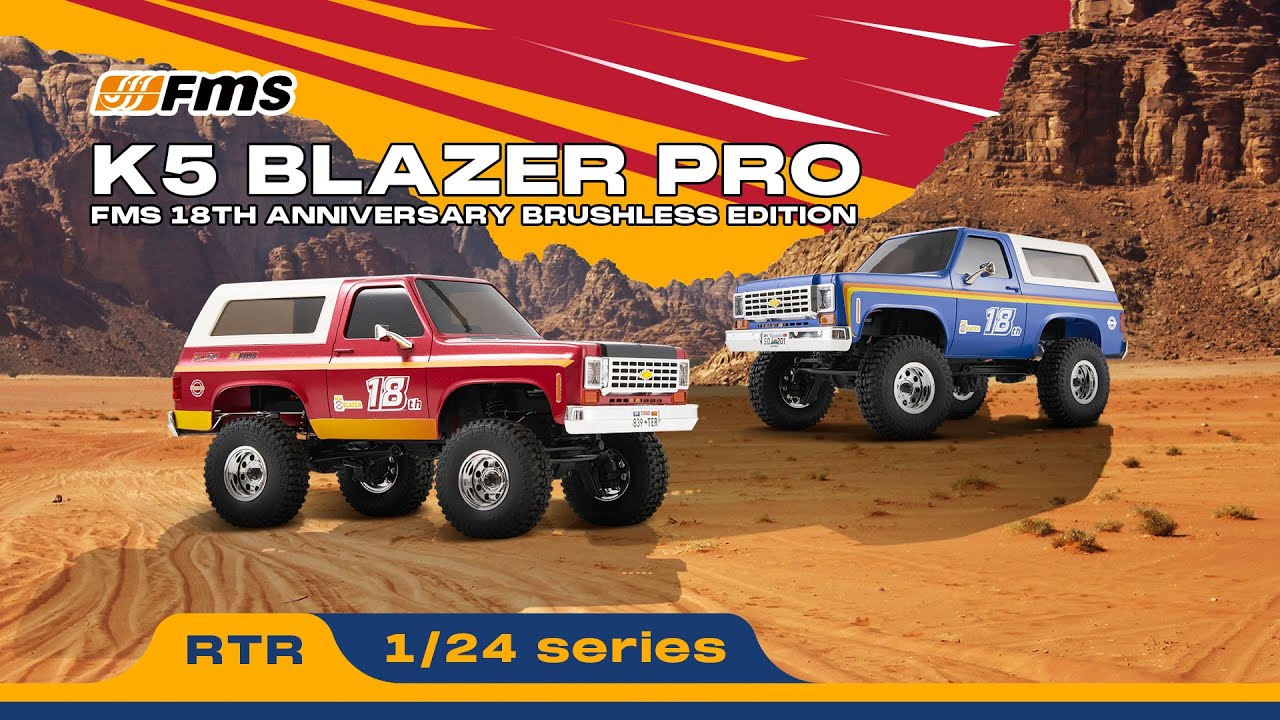 Order Now!🚙 Introducing the FMS FCX24 K5 PRO &ndash; 18th Anniversary Brushless Edition! 🎉