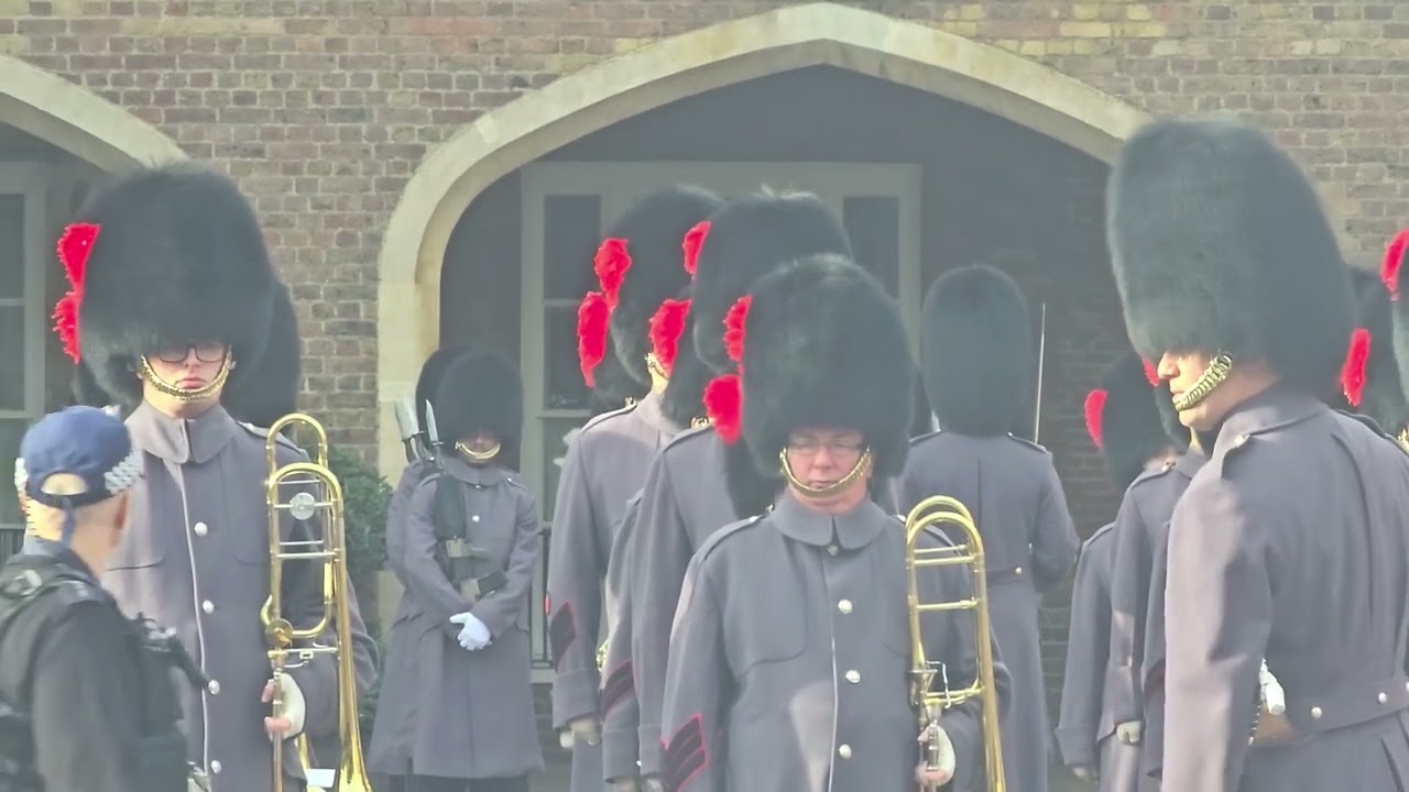 Drum Major Told The Police officer To Open The Gate For The Soldiers