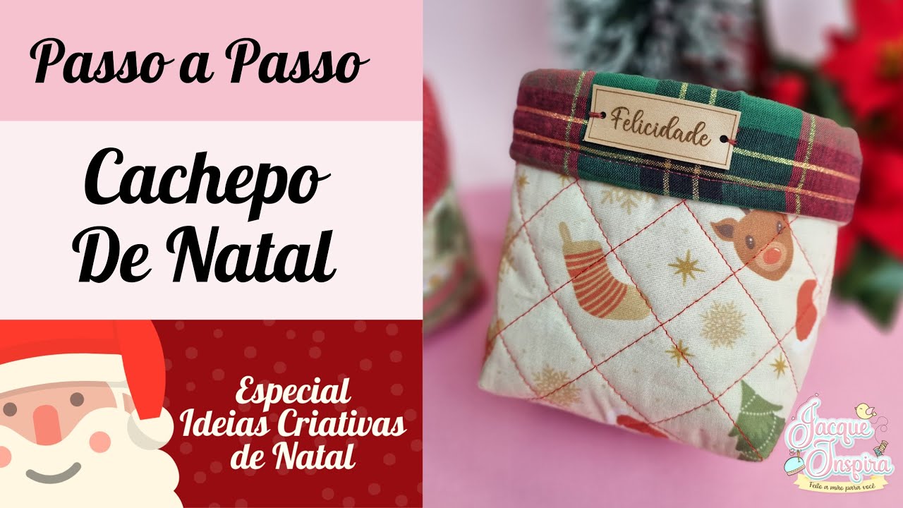 Cachepo de Natal - Mais f&aacute;cil imposs&iacute;vel 🤩🎅