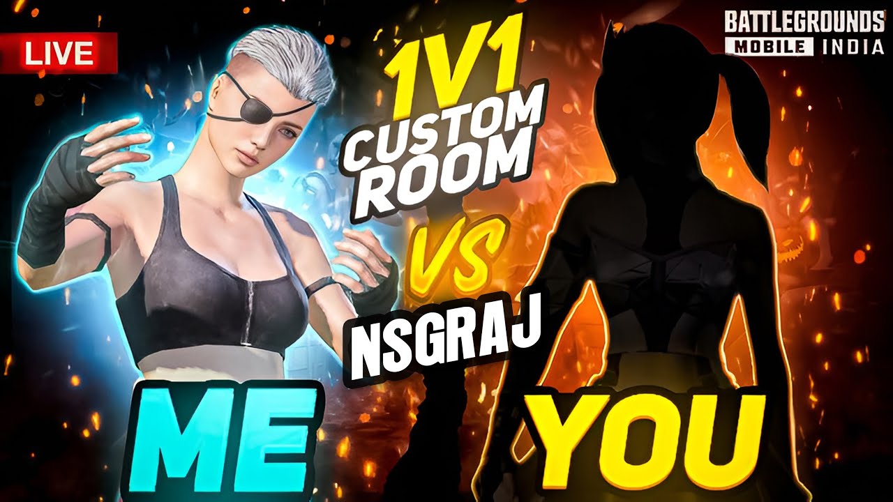 1vs1 Practice With Me | TDM CHALLENGE ! BEAT ME?  #nsgrajytislive #handcam #bgmilive