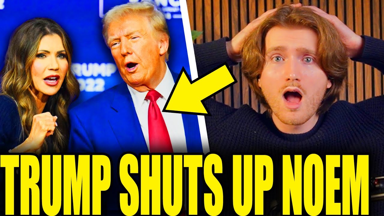 Trump Shuts Up Noem In Public Humiliation ... It's Over