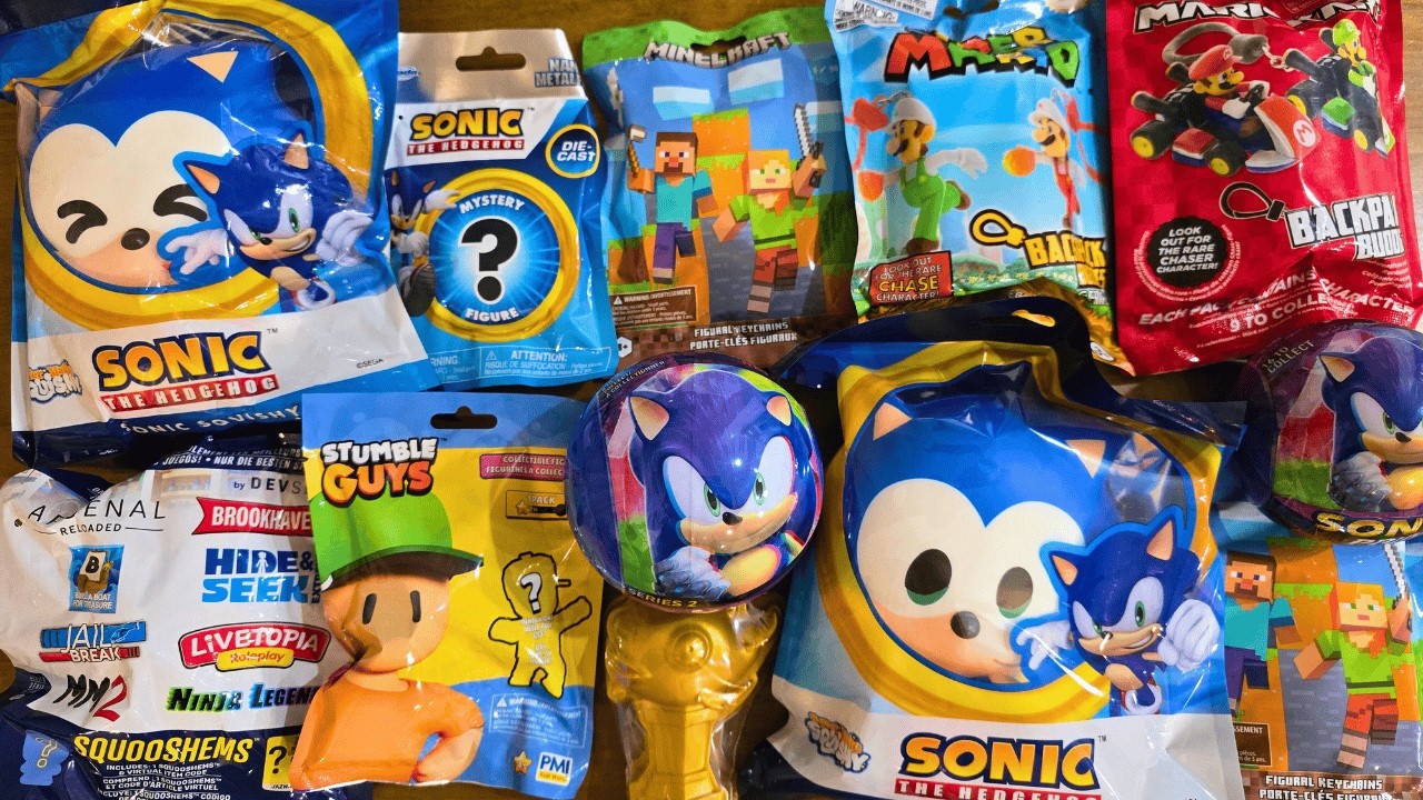Unboxing GAMING Surprise Toys | Satisfying ASMR opening SONIC MARIO STUMBLE GUYS Mystery Surprises