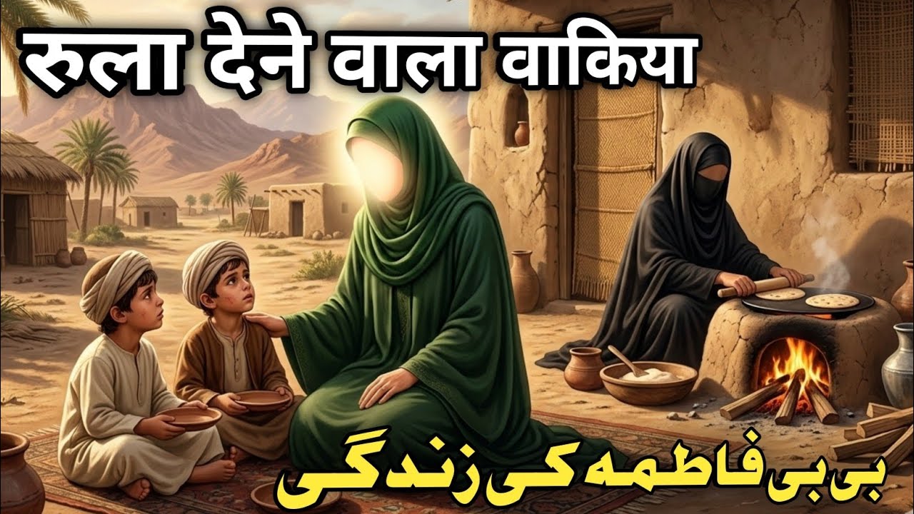 रुला देने वाला वाकिया | Bibi Fatima Ki Zindagi | Islamic Wakiya | LONG VOICE 